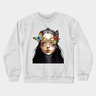 Butterfly Princess No. 3: Perfection is Overrated Crewneck Sweatshirt